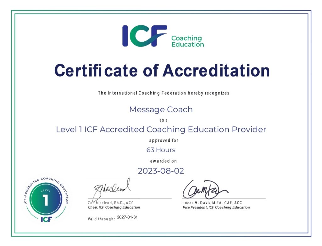 ACC Certificate ACC Certificate